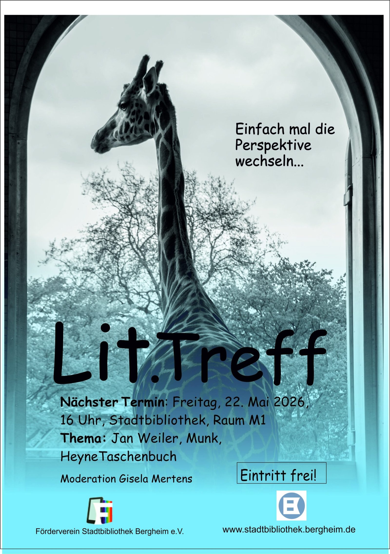 22. Mai 2026: Lit. Treff zu „Munk“ von Jan Weiler