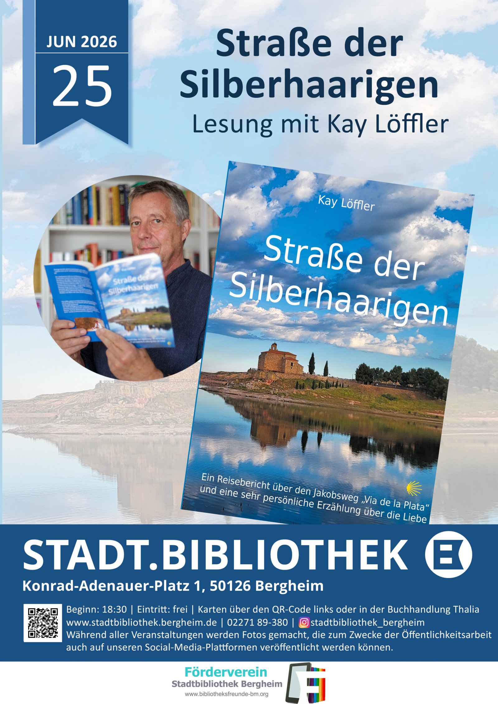 25. Juni 2026: Lesung von Kay Löffler zu „Straße der Silberhaarigen“