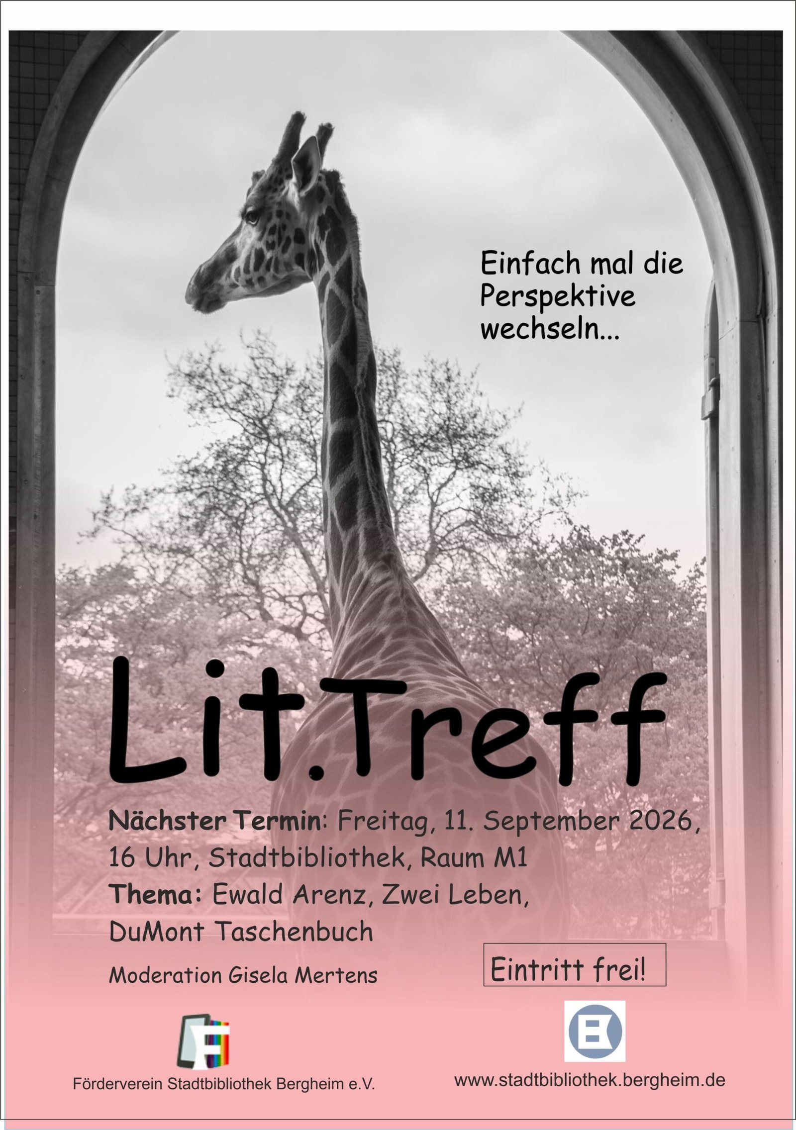 11. September 2026: Lit. Treff zu „Zwei Leben“ von Ewald Arenz